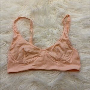 Victoria's Secret Light Coral Ribbed Bra